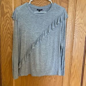 Gray long sleeve top